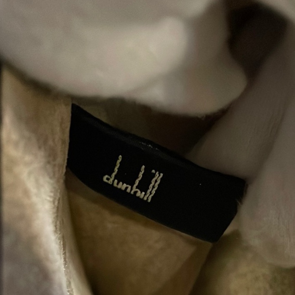 Dunhill Authentic Vintage Black Lockable Leather Clutch/Wristlet w/ Gold Accents - Picture 15 of 16